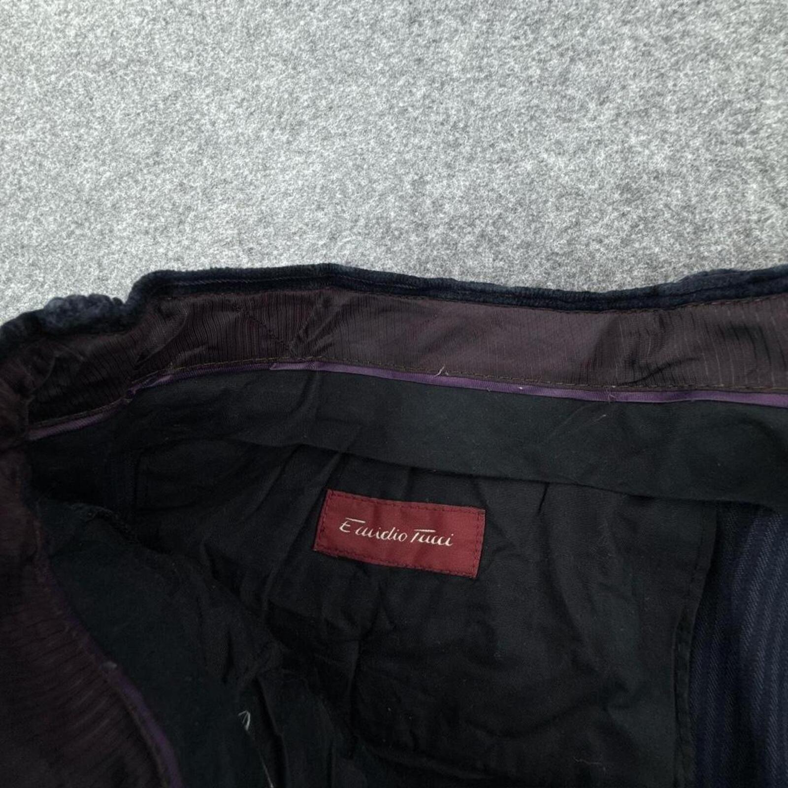 Navy blue corduroy trousers #corduroytrousers