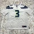 Nike NFL Seattle Seahawks Wilson Jersey in White Size XL