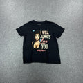 Black Whitney Houston I Will Always Love You cotton t-shirt