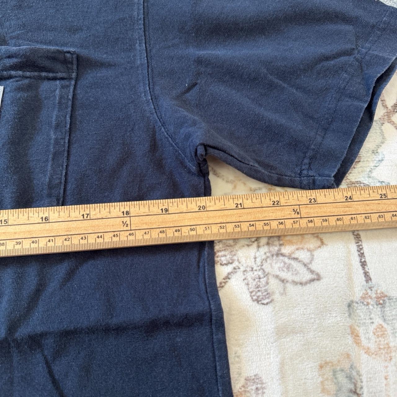 Carhartt Loose Fit Navy Blue Pocket T-Shirt Size S