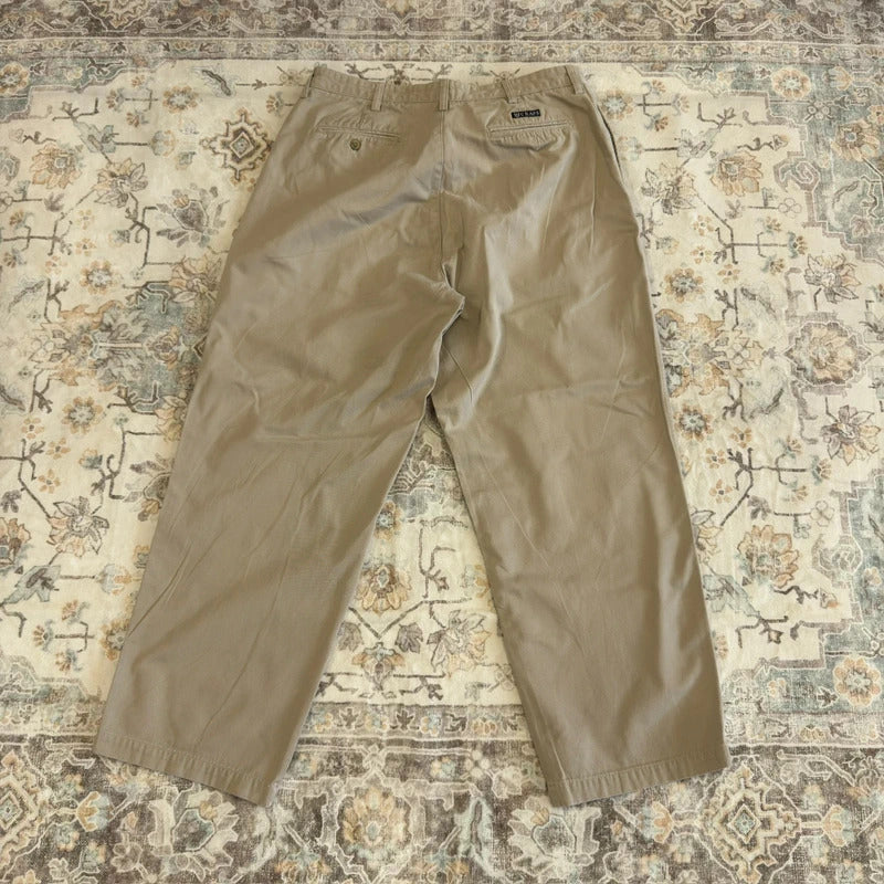 Chaps Khaki Chino Trousers W38 L30 (1464)