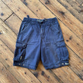 Ecko Unltd. Navy Cargo Shorts with Adjustable Straps Size 32