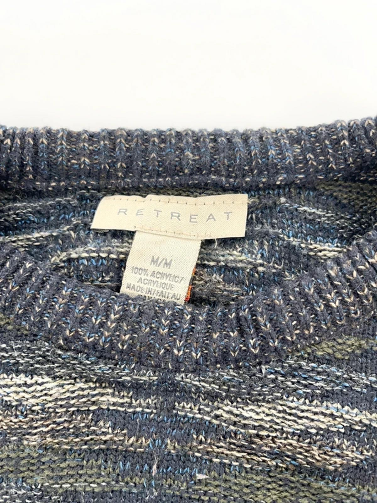 Retreat Vintage Knit Jumper Blue Marl