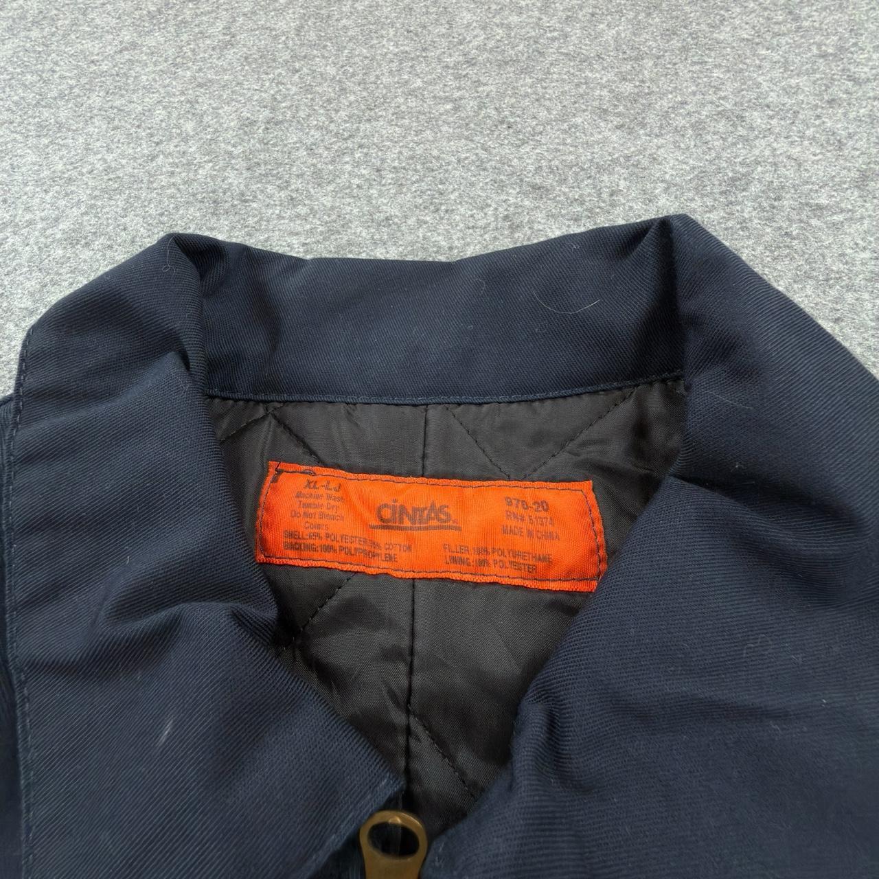 Cintas Men’s Navy Blue Workwear Jacket