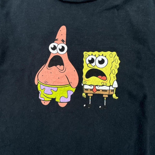 Black SpongeBob and Patrick cotton t-shirt #SpongeBobSquarePants