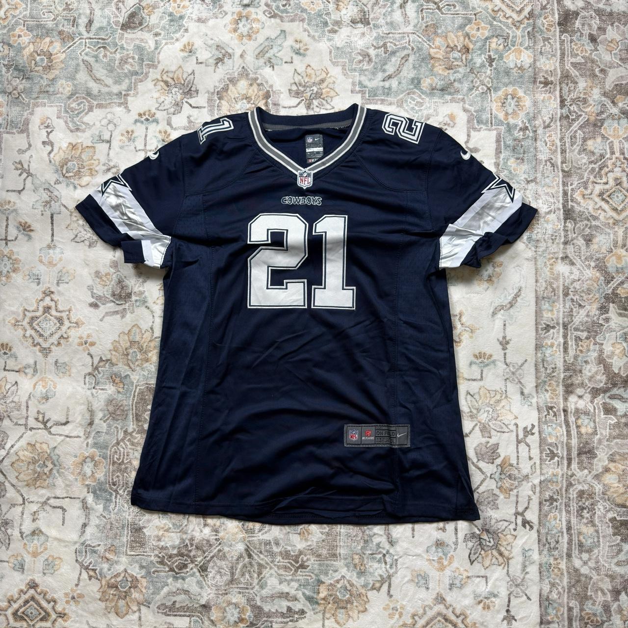 Nike NFL Dallas Cowboys Ezekiel Elliott Jersey in Navy Women’s Size XL