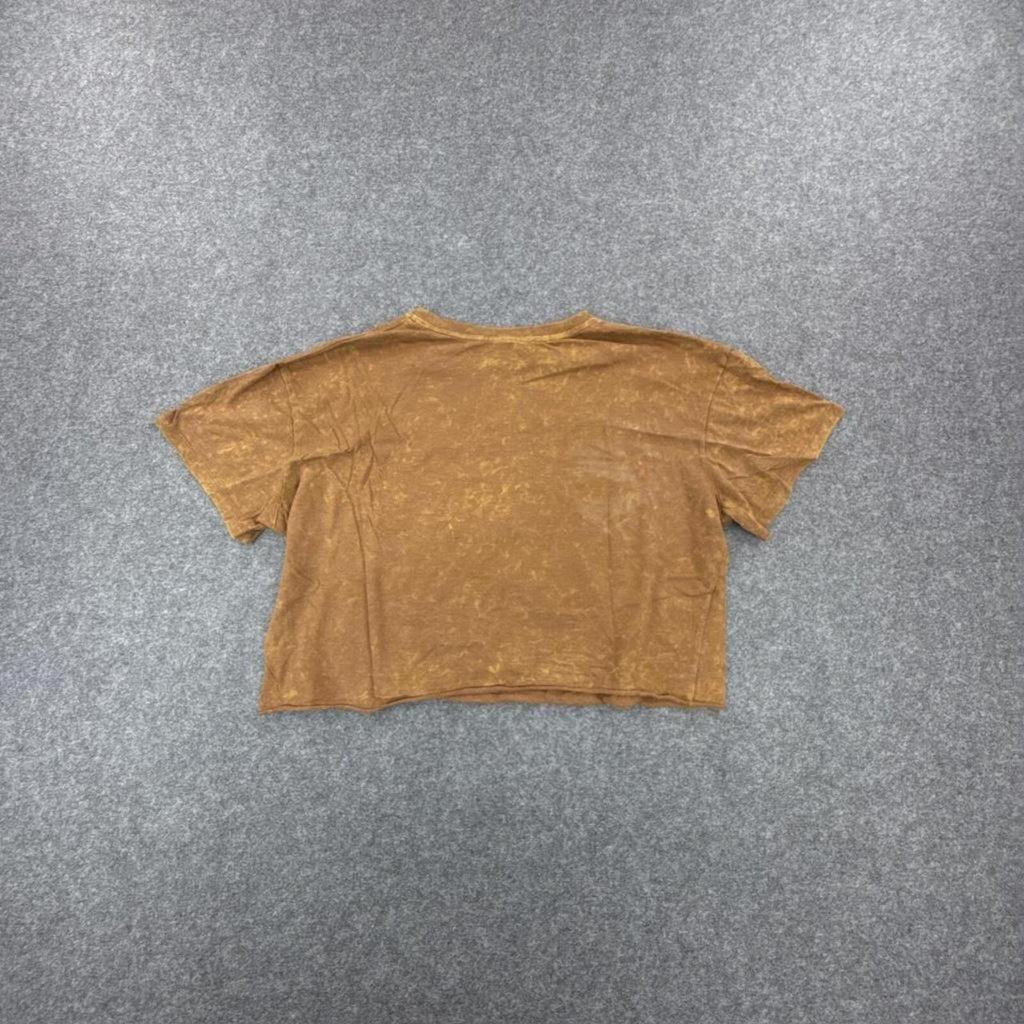 Brown cropped Desert graphic tee