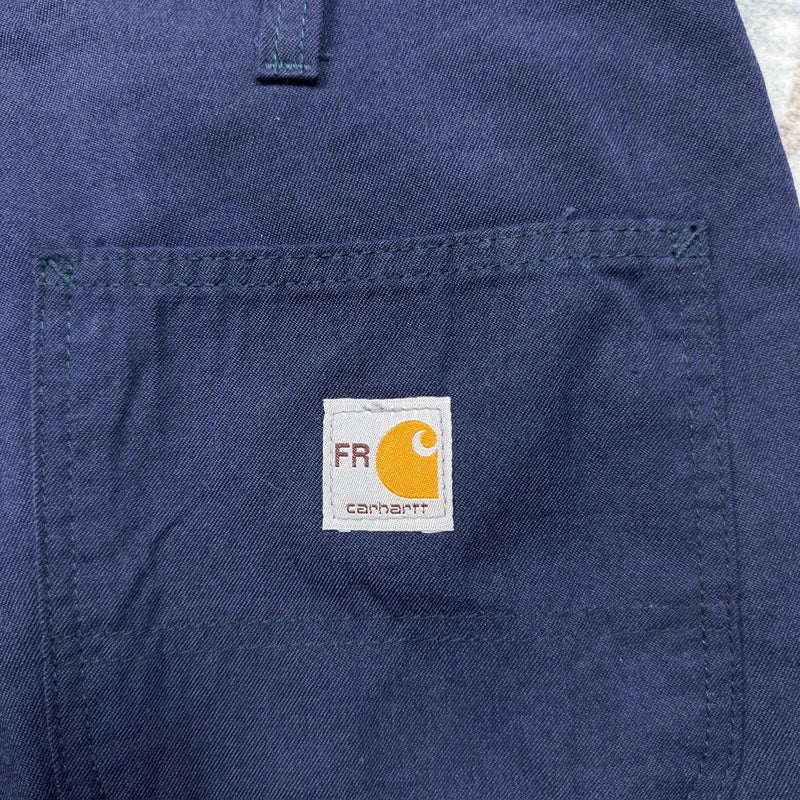 Carhartt Chino Trousers in Navy Blue W36 L32