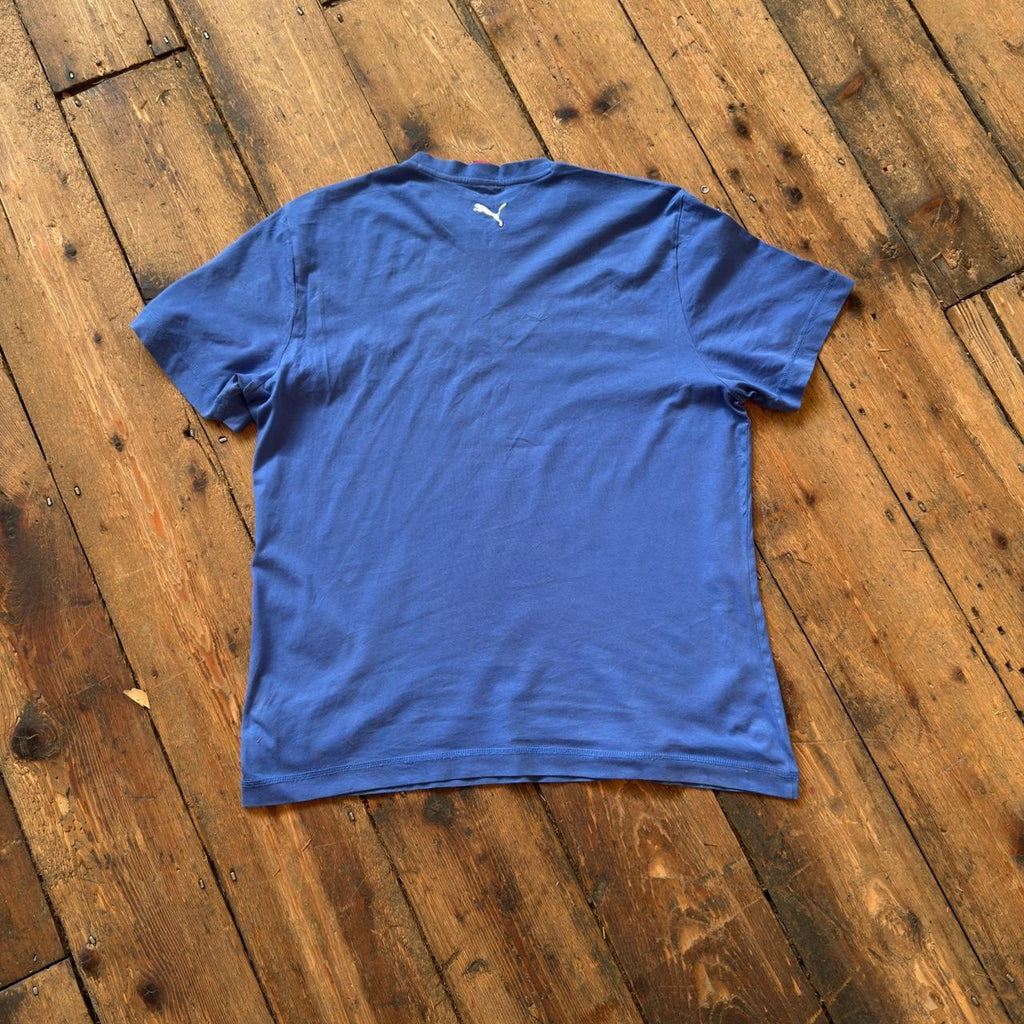 Puma Graphic T-Shirt in Blue Size XL