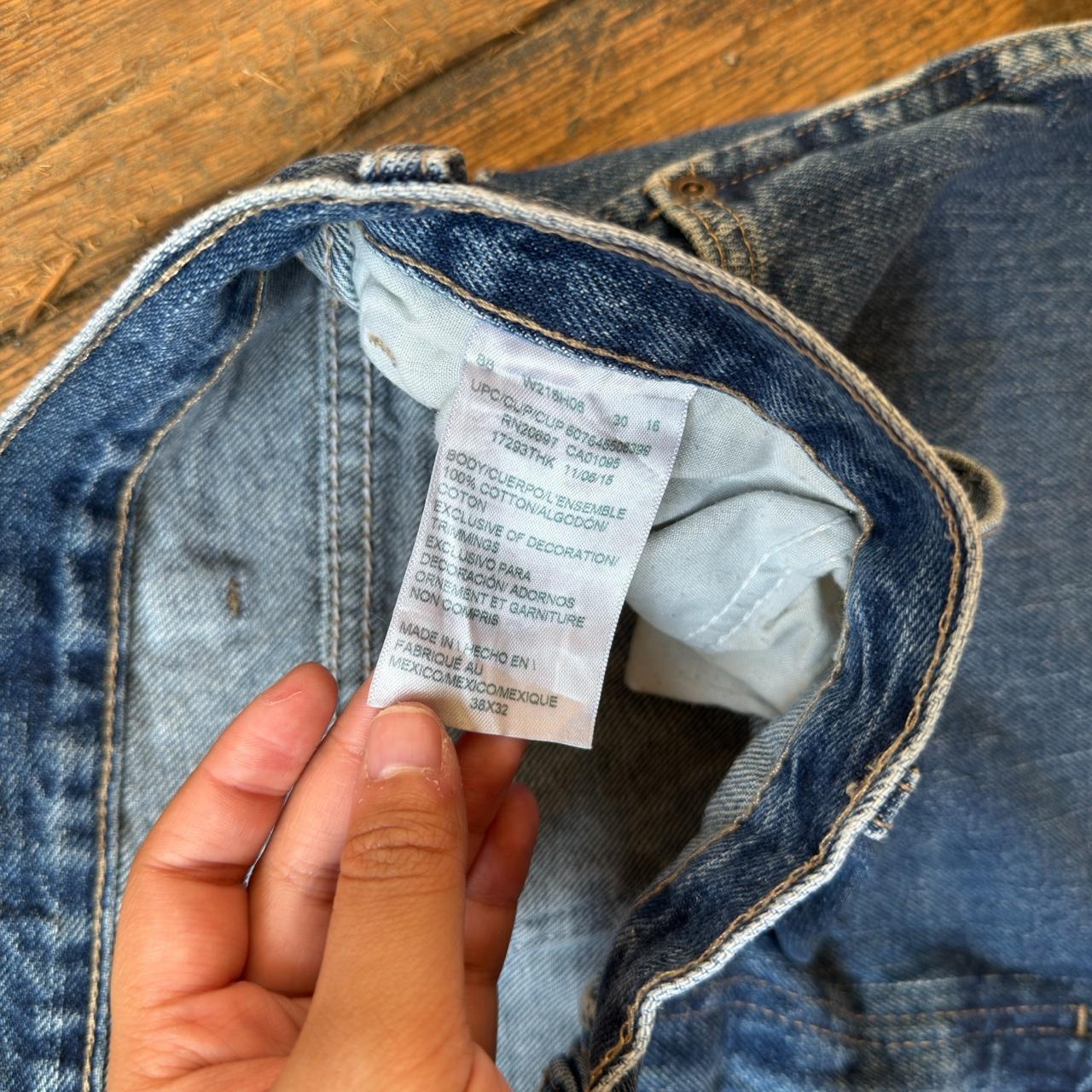Dickies Relaxed Fit Medium Wash Blue Jeans W37