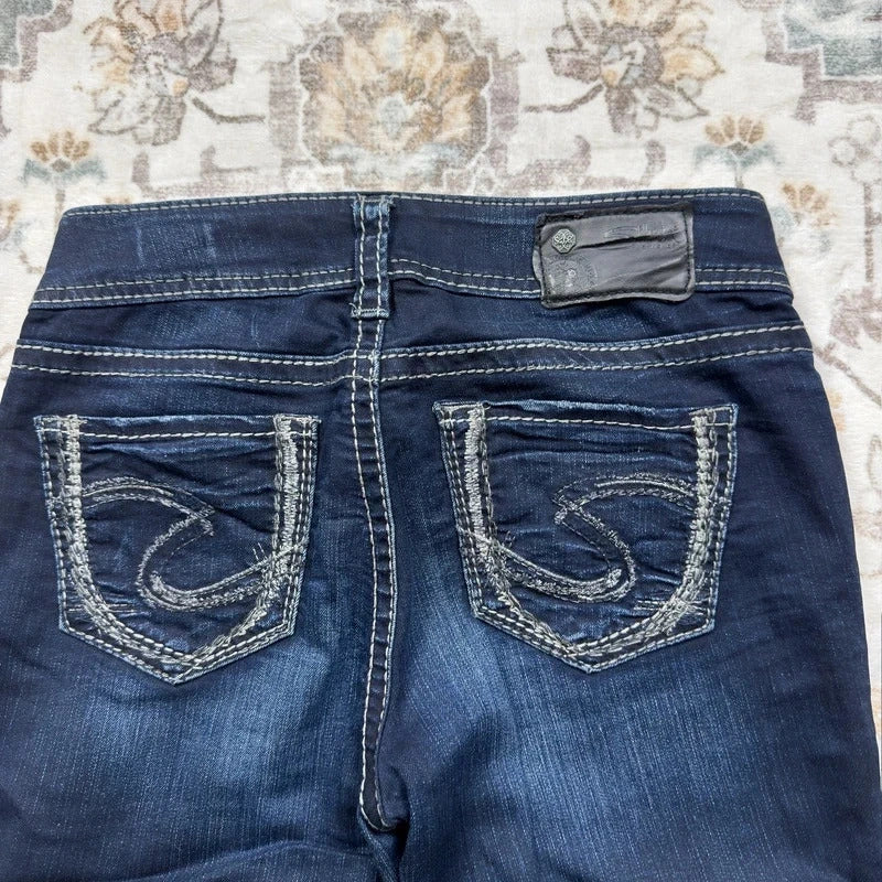 Women’s Y2K Dark Wash Skinny Jeans W27