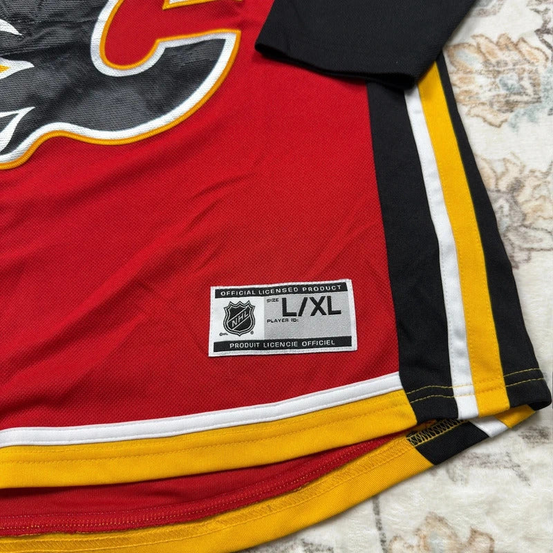 NHL Calgary Flames Long-sleeved Jersey Size L