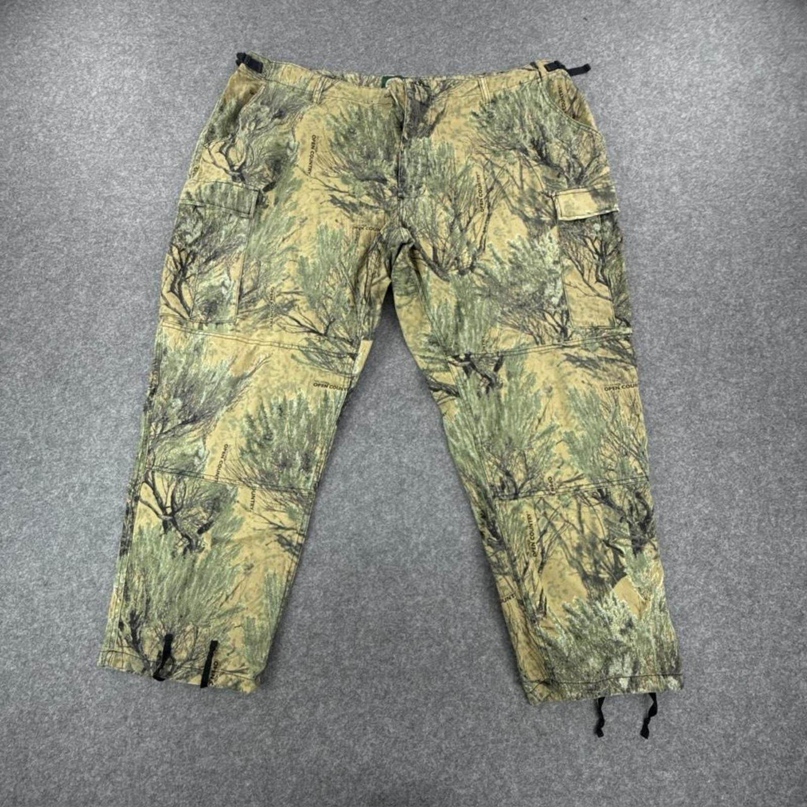 Cabela's green and khaki camo cargo pants #camouflage