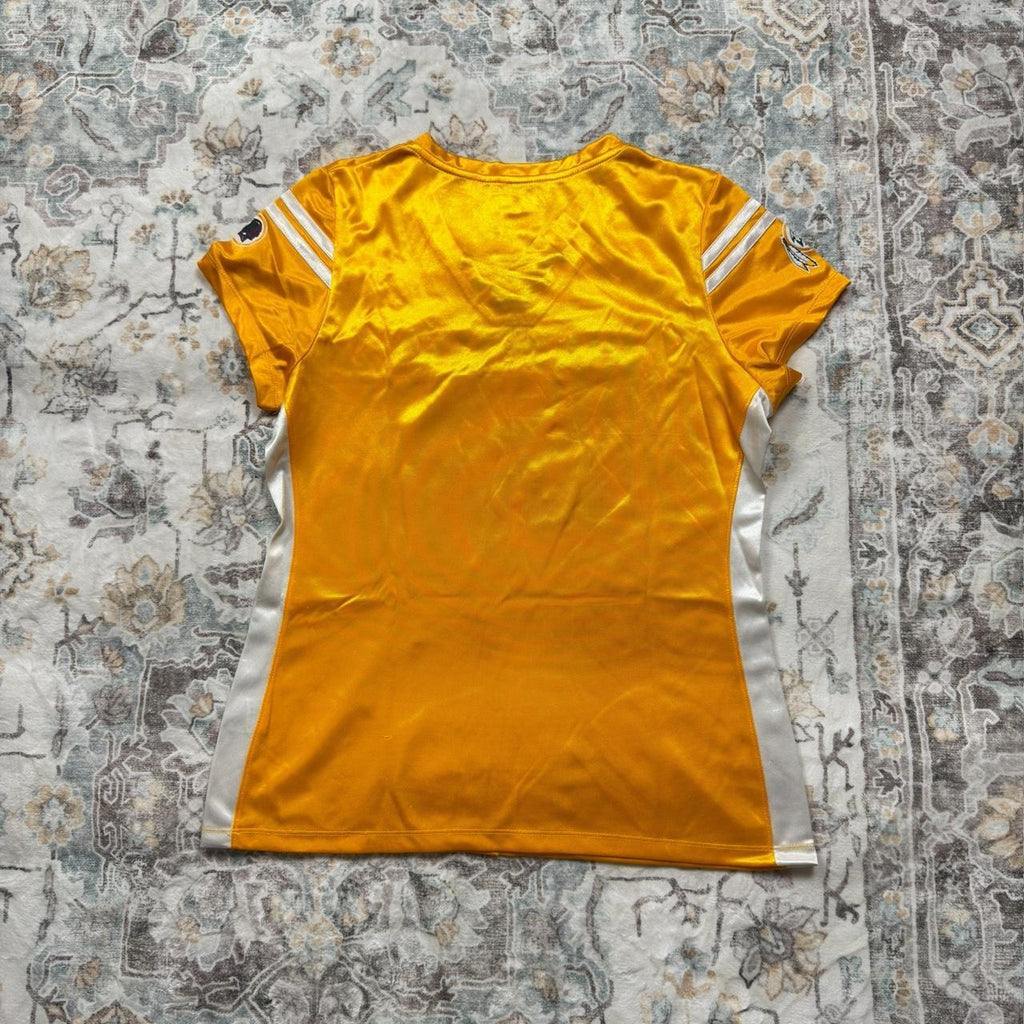 NFL Washington Redskins Jersey in Metallic Yellow Women’s Size L