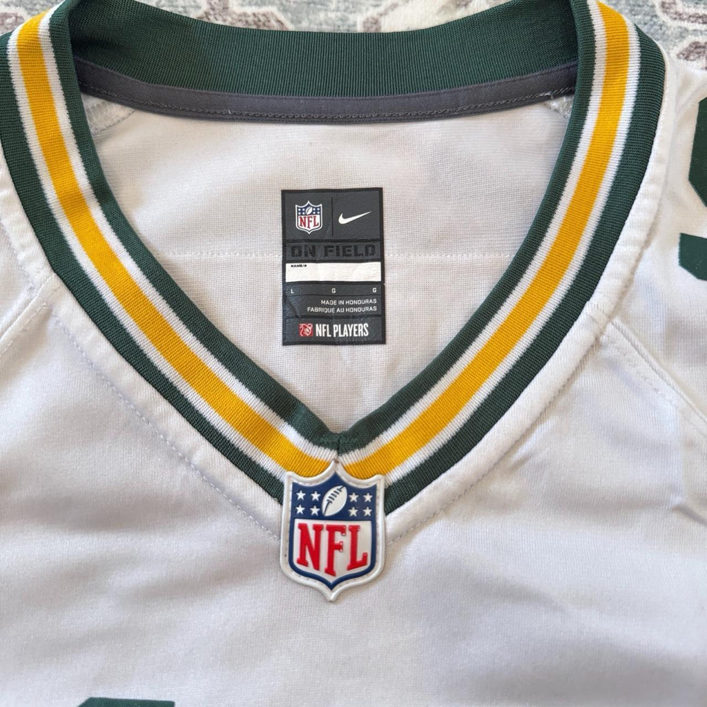 Nike NFL Aaron Rodgers Jersey in White Size L