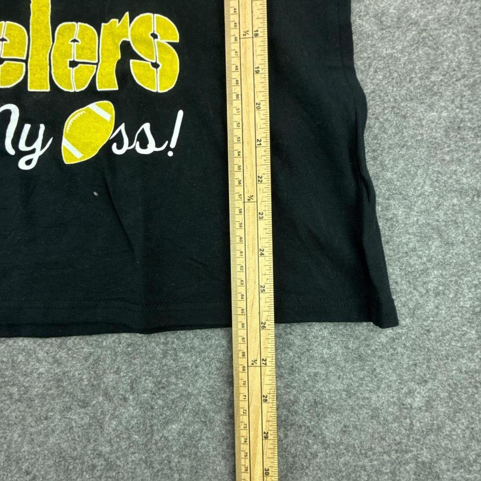 Black and yellow Pittsburgh Steelers graphic t-shirt