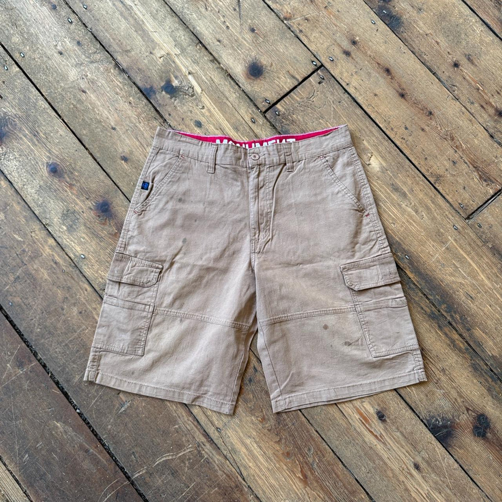 MONUMENT Brown Cargo Shorts W32