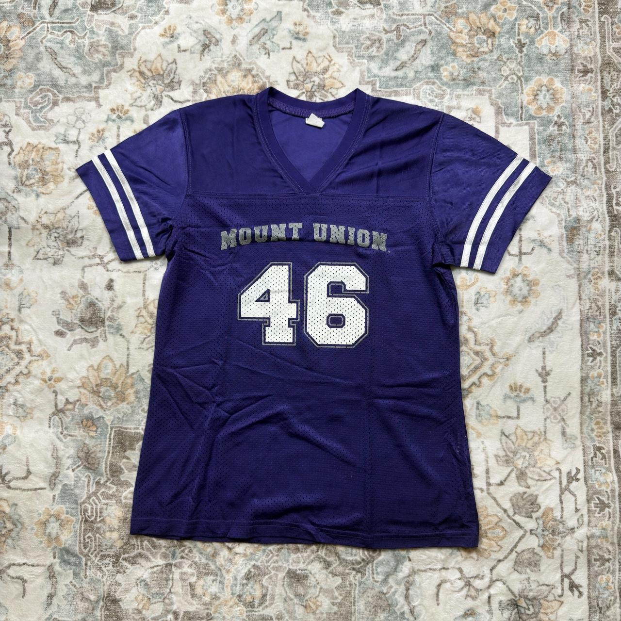 Sport-Tek Mount Union Football Jersey in Purple Women’s Size S