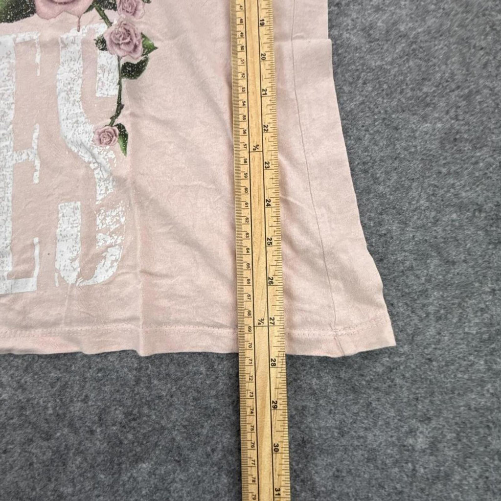 Guns N' Roses baby pink cotton tee #GunsNRoses #RockTee