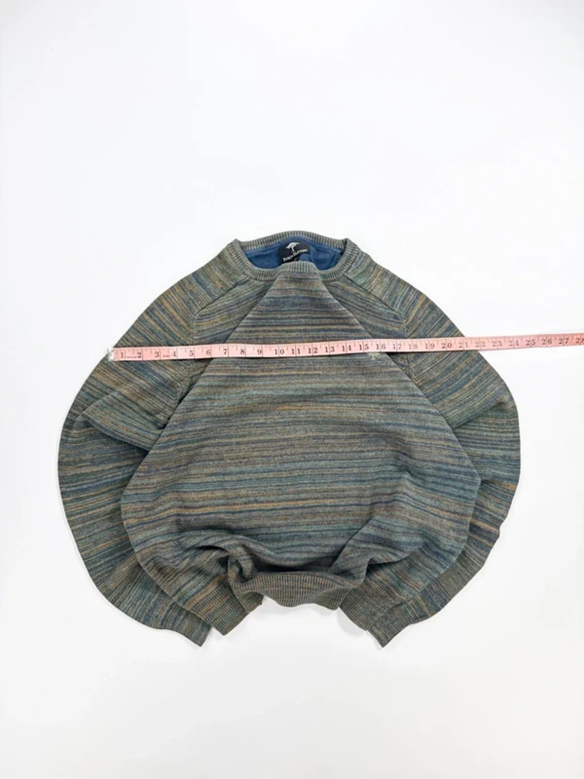 Fynch-Hatton Knit Sweater Green Blue Marl