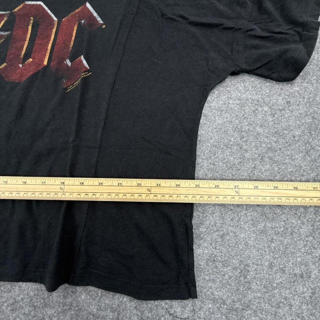 AC/DC cropped black t-shirt