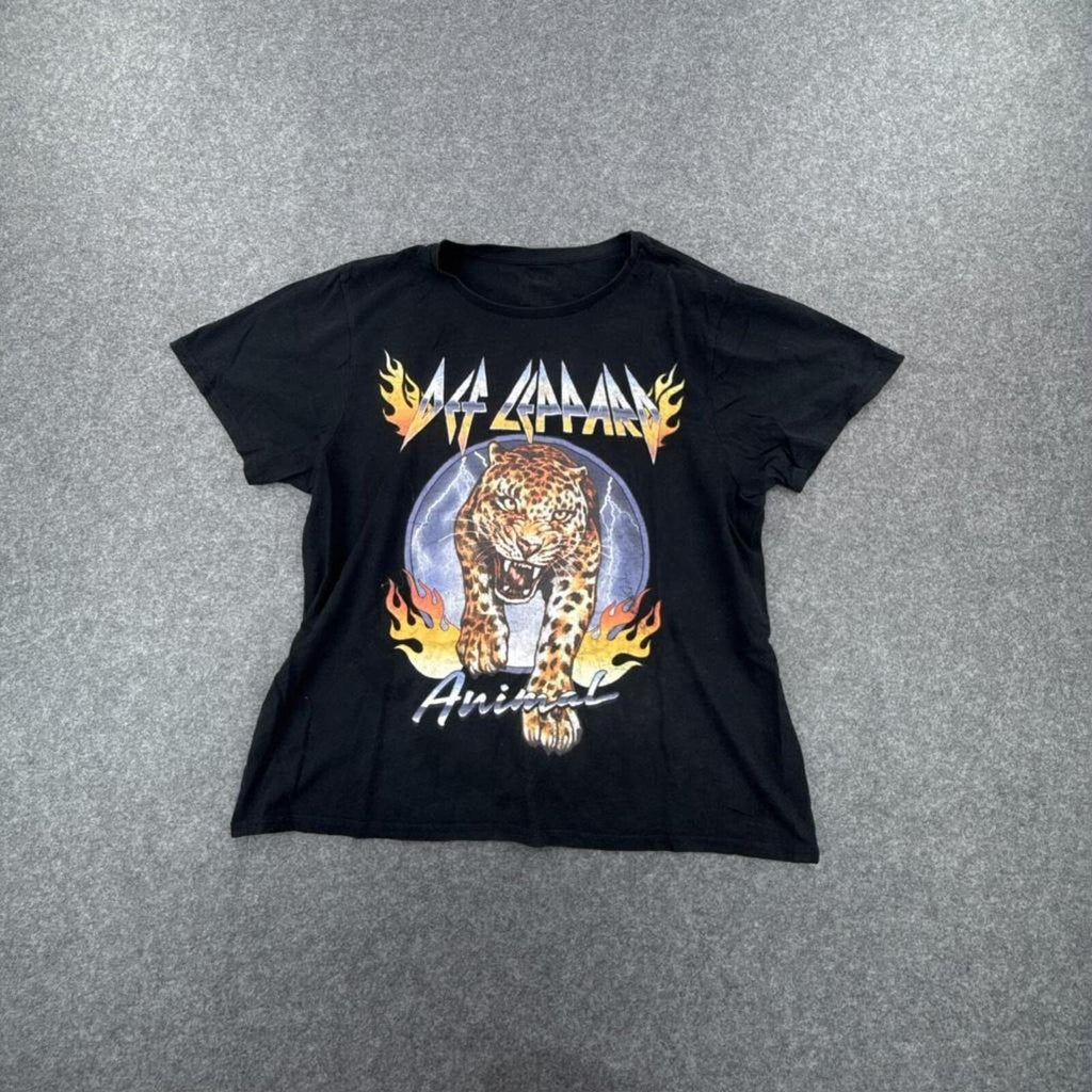 Def Leppard Tee Black