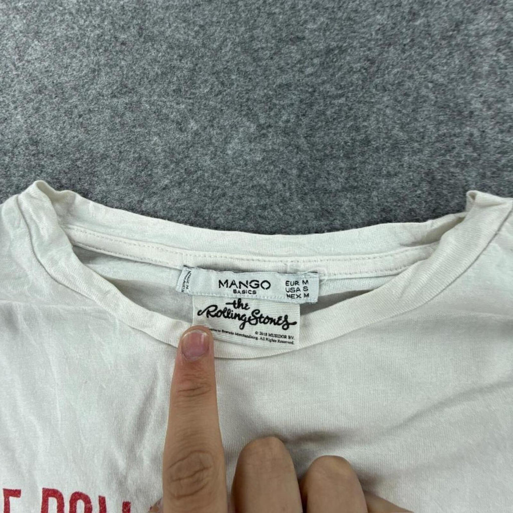 White Rolling Stones T-shirt #rockmusic