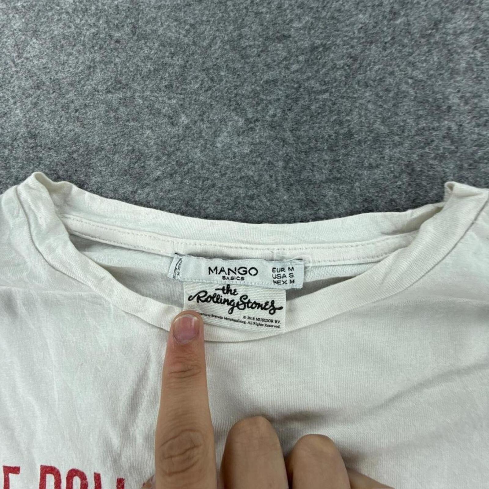 White Rolling Stones T-shirt #rockmusic