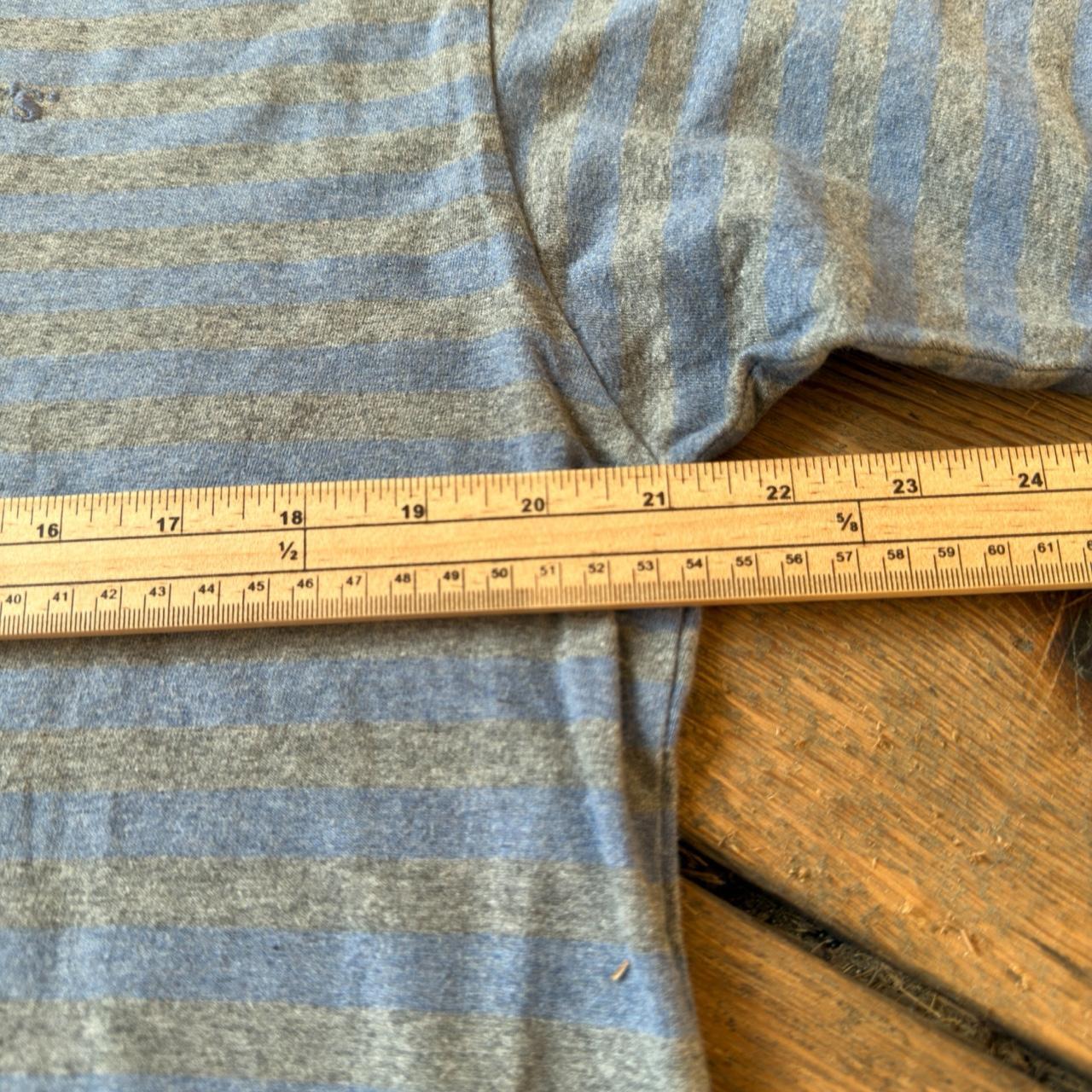 Levi's Vintage Blue and Gray Striped T-Shit Size S