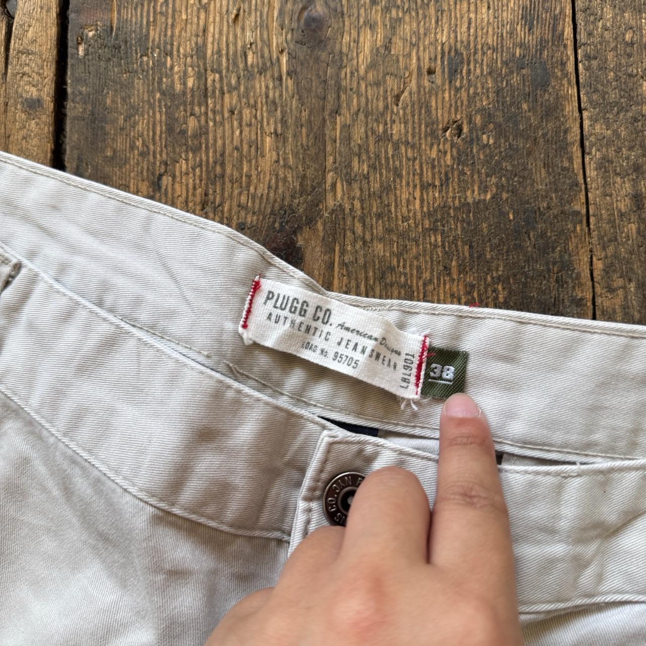 Plugg Co. Light Gray Cargo Shorts W38