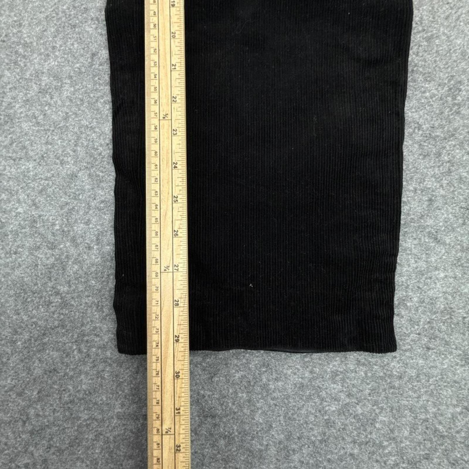 Black Marks & Spencer corduroy trousers #corduroytrousers