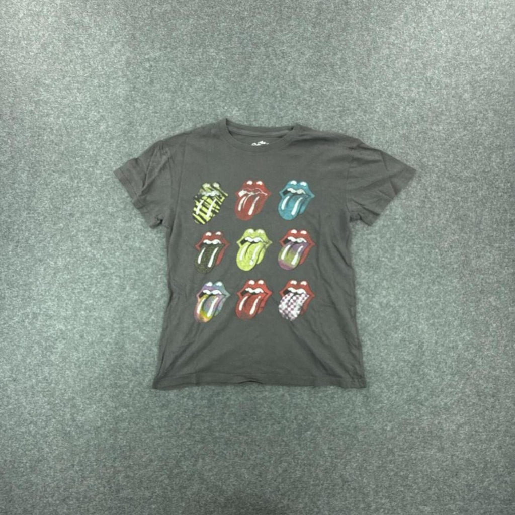 Grey Rolling Stones T-shirt