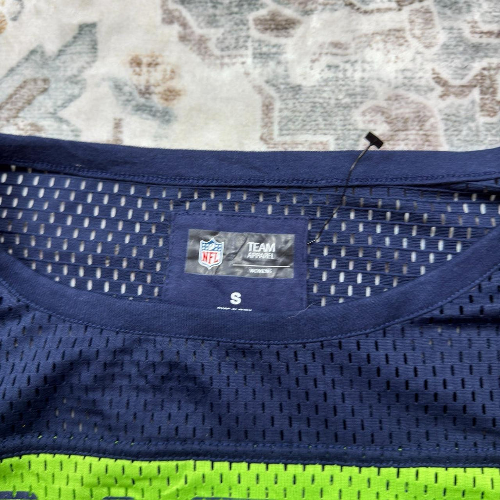 Seattle Seahawks Green and Navy Jersey Size S