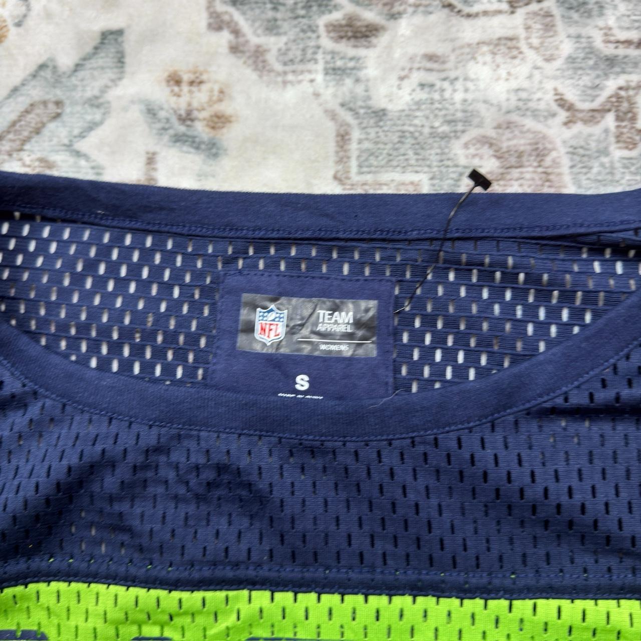 Seattle Seahawks Green and Navy Jersey Size S
