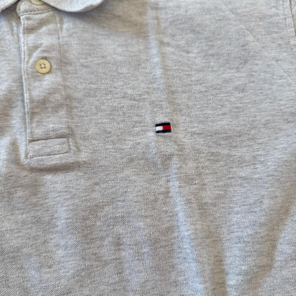 Tommy Hilfiger Polo Shirt in Light Gray Size XL