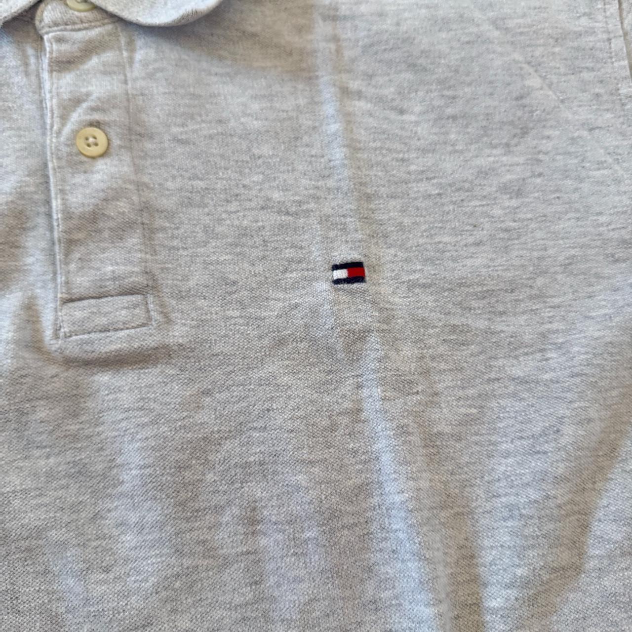 Tommy Hilfiger Polo Shirt in Light Gray Size XL