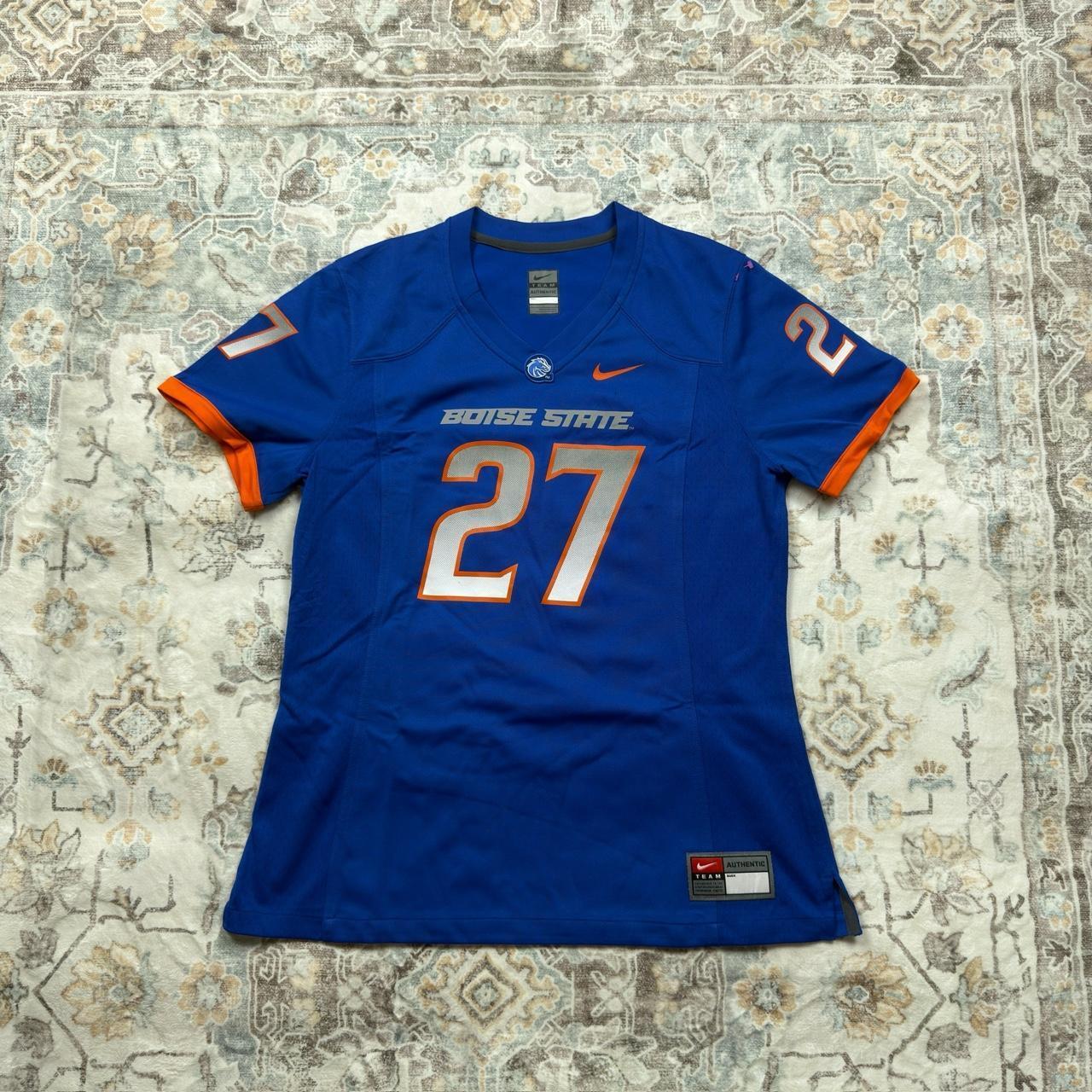 Nike Boise State “27” Jersey in Blue and Orange Size L