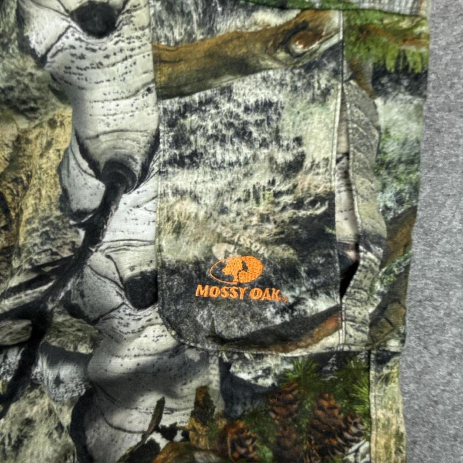 Green and grey Mossy Oak camo pants