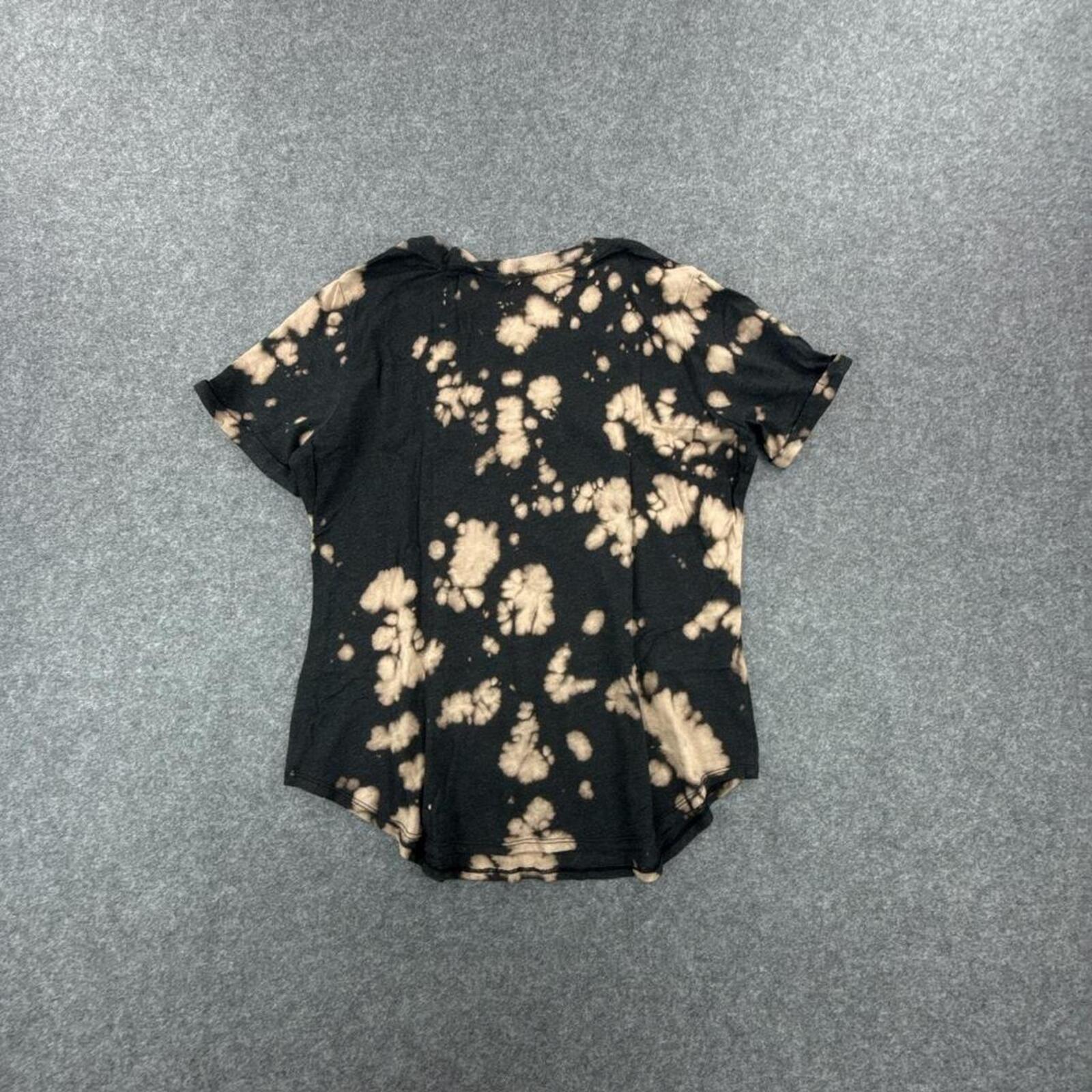 Black and yellow tie-dye butterfly tee