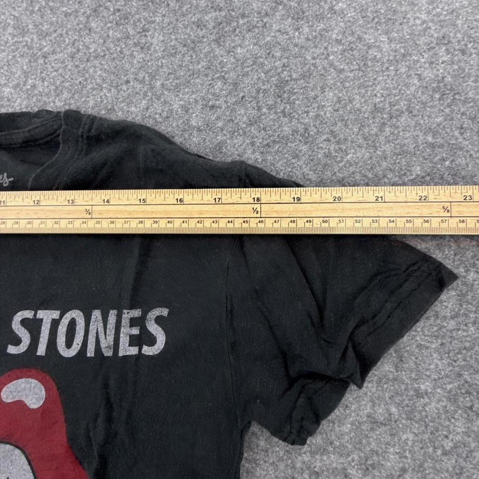Black Rolling Stones 1975 US Tour T-shirt
