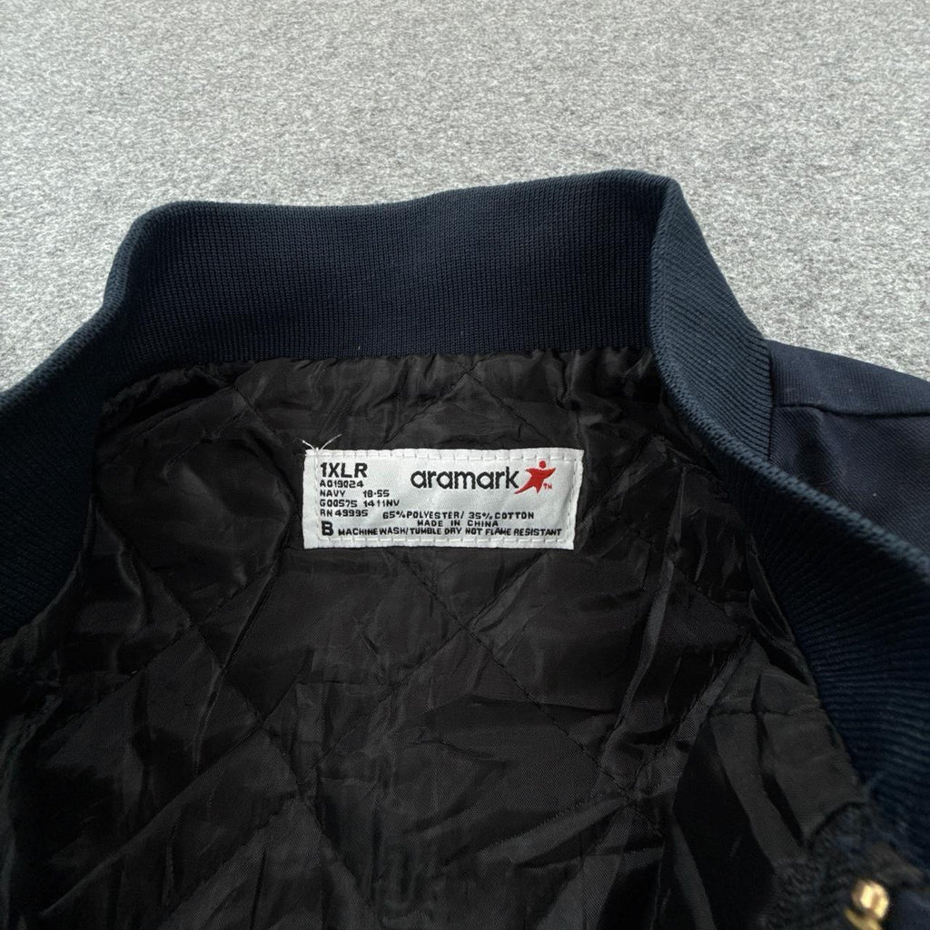 Aramark men’s navy blue workwear jacket