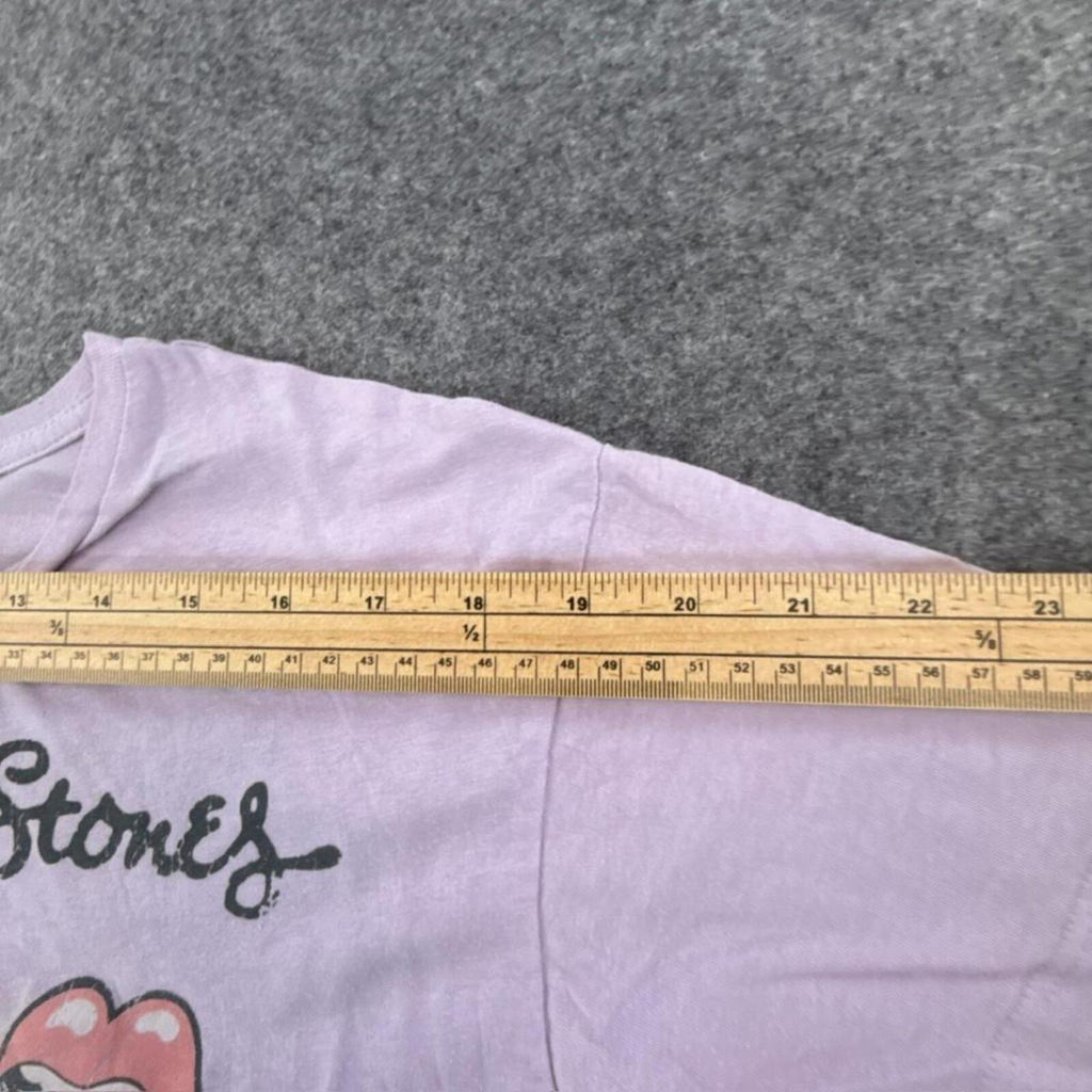 Lilac Rolling Stones cotton t-shirt