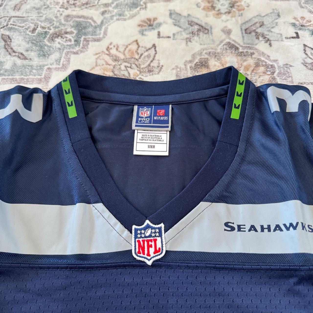 Nike NFL Russell Wilson Jersey in Navy Blue Size M