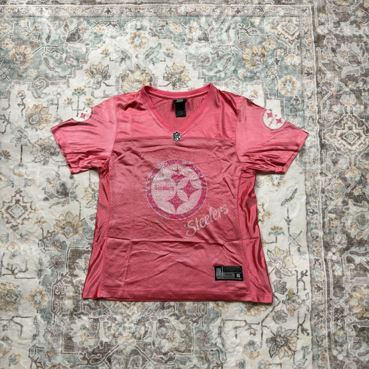 Reebok NFL Steelers Pink Jersey Women’s Size M