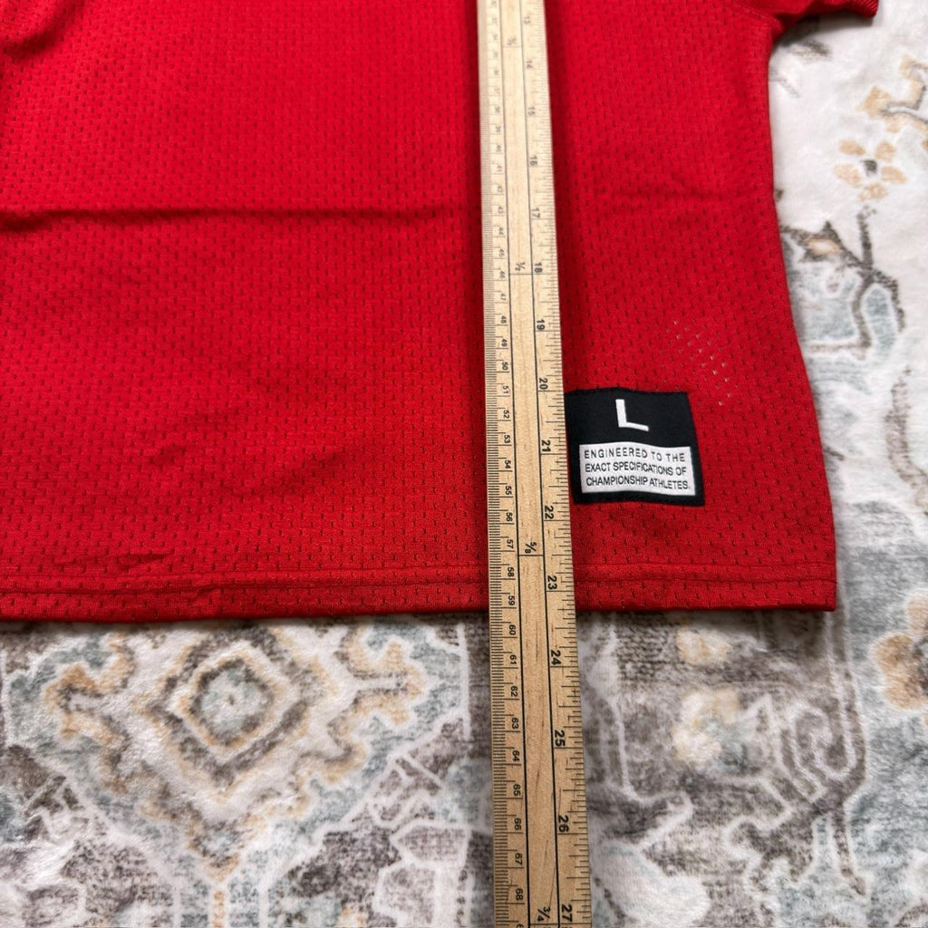 Nike Red Football Jersey Size L
