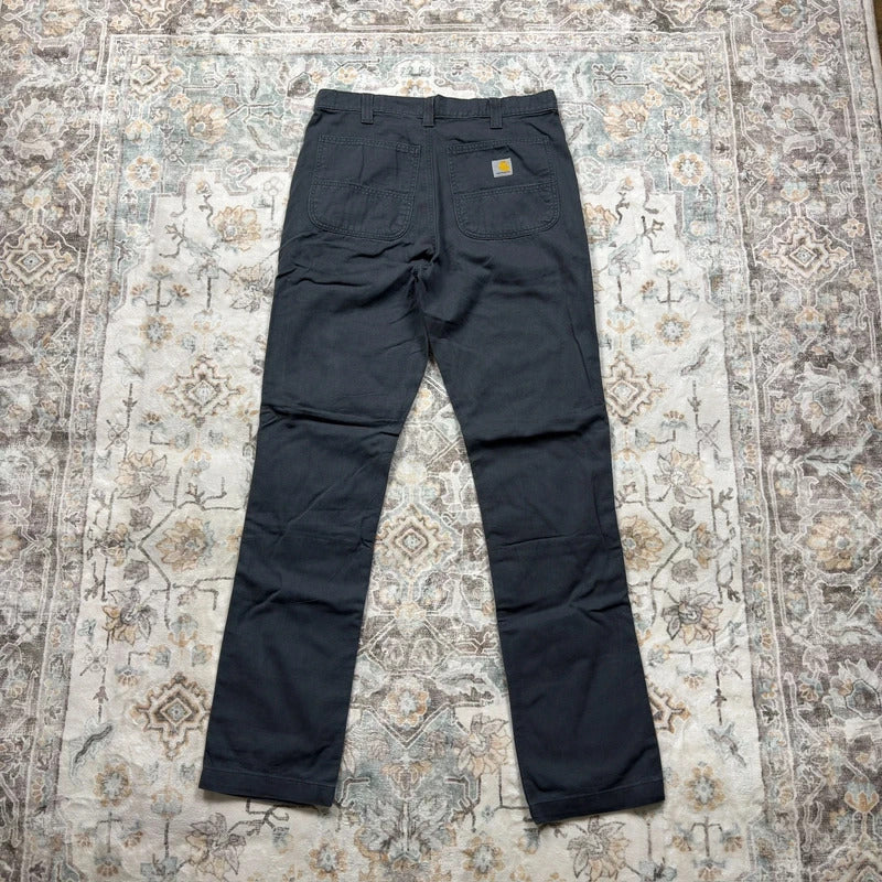 Carhartt Slim Fit Carpenter Trousers in Black W32 L34