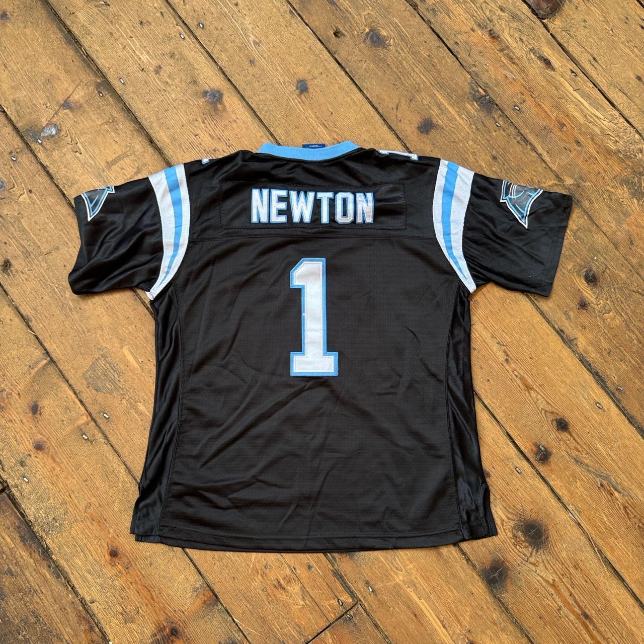 Reebok NFL Carolina Panthers Newton Black Jersey Women’s