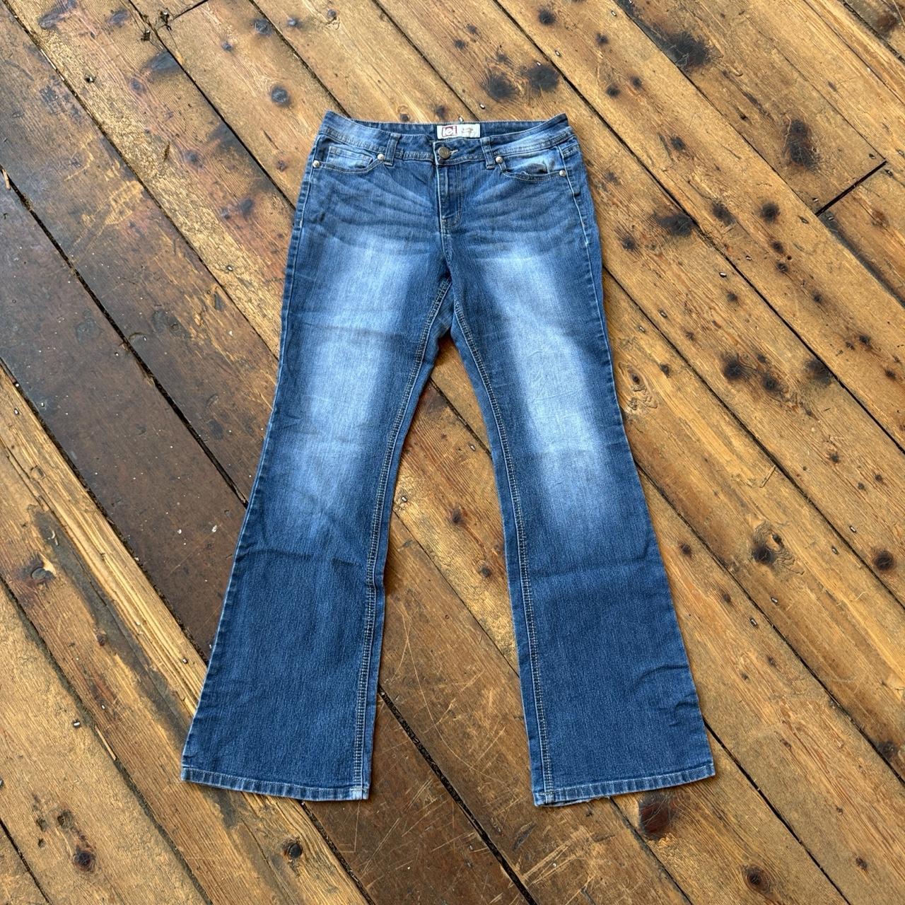 l.e.i. Sophia Hipster Flare Women’s Y2K Jeans Size 13