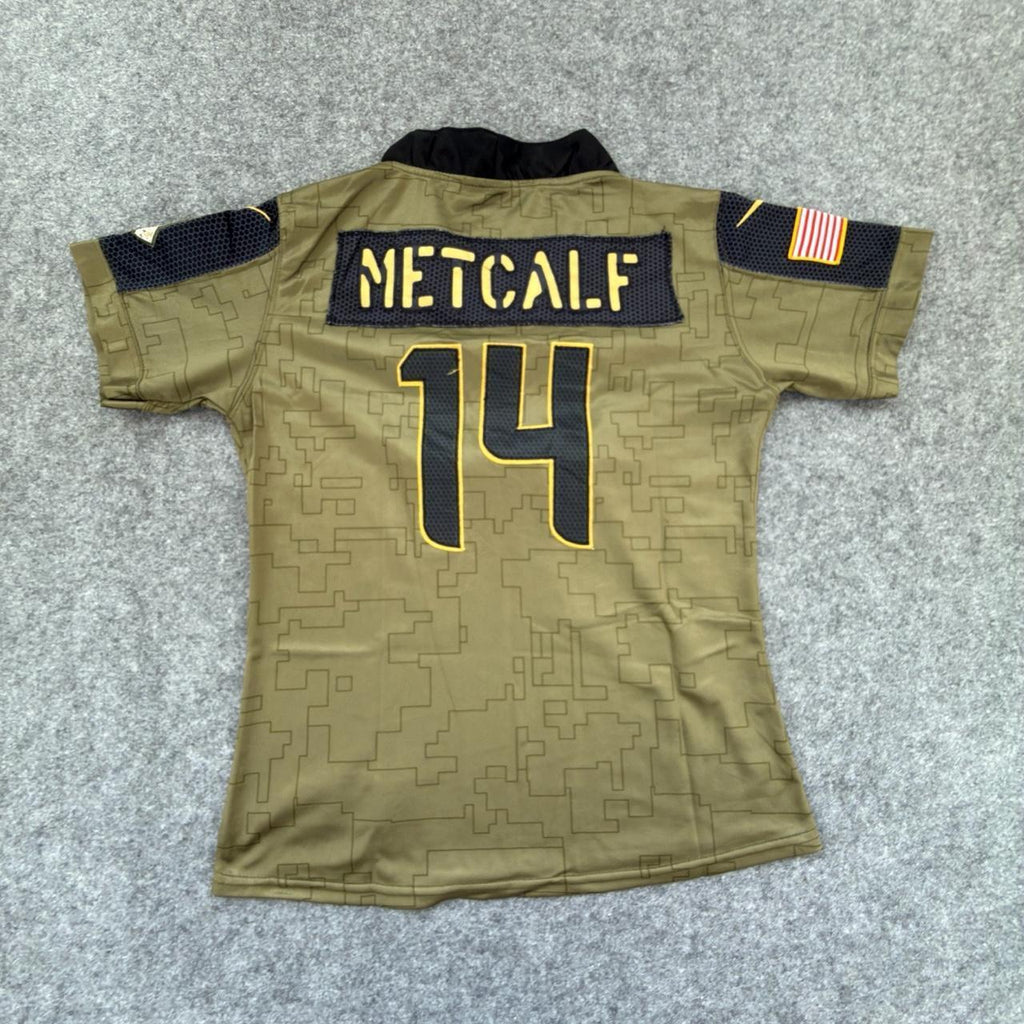 Nike Women’s NFL Seattle Seahawks Metcalf Jersey in Digital Gold