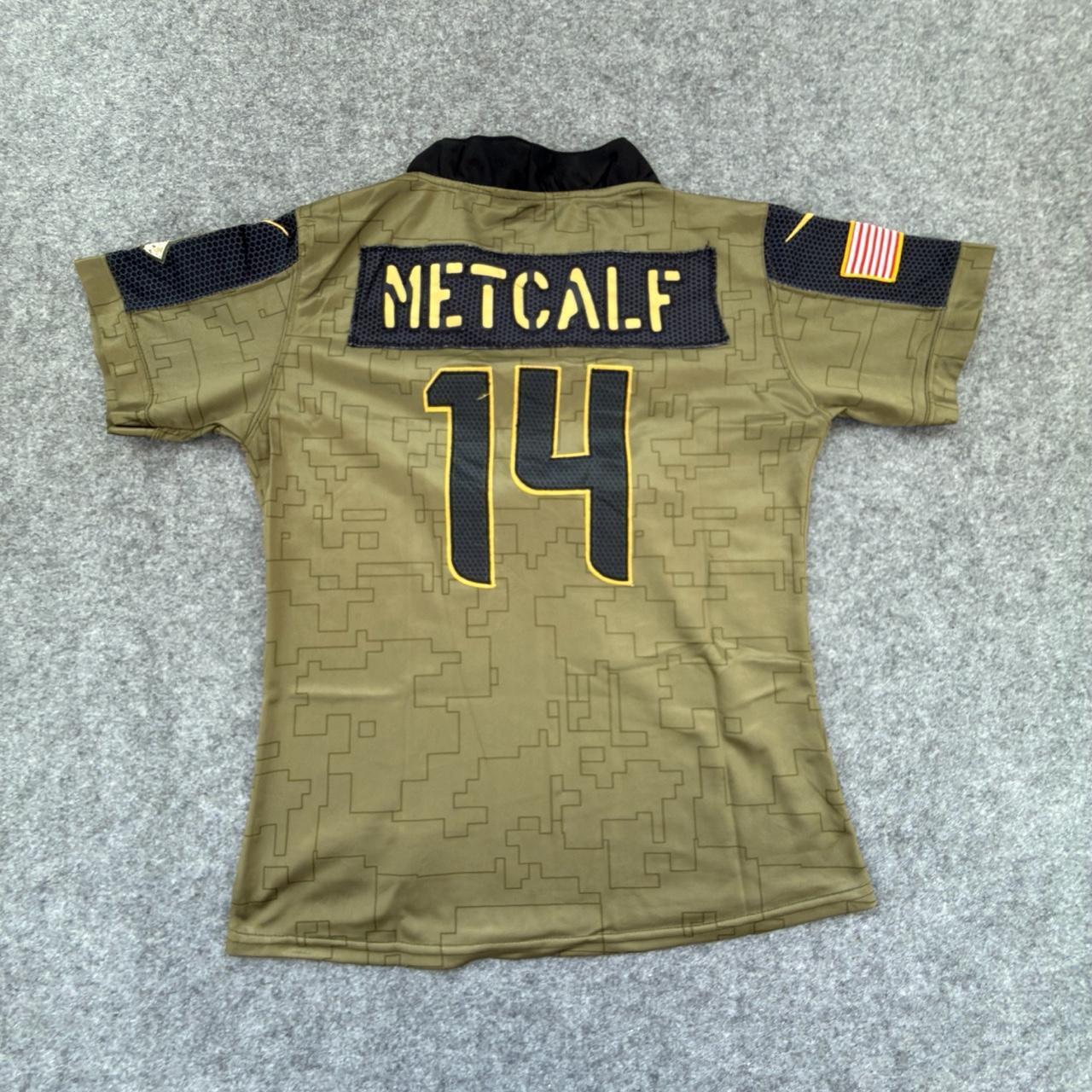 Nike Women’s NFL Seattle Seahawks Metcalf Jersey in Digital Gold
